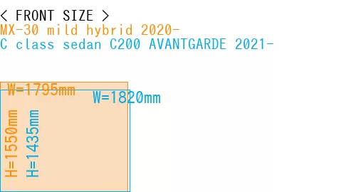 #MX-30 mild hybrid 2020- + C class sedan C200 AVANTGARDE 2021-
